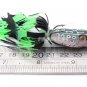 6pcs Topwater Soft Frog Fishing Lures Plastic Bait with Skirts Tackle 2"/0.27oz