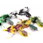 6pcs Topwater Soft Frog Fishing Lures Plastic Bait with Skirts Tackle 2"/0.27oz