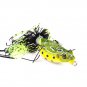 6pc Soft Plastic Frog Baits Fishing Lures Rubber Skirts Top Water Lures Tackle