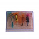 4pcs Fishing Trout Fly Fishing Flies Wet Dry  Buzzers Fishing Box Lures