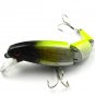 8pcs Plastic Fishing Lures Bait Lifelike 3 Joint Minnow Crankbait Bass Hook 10cm