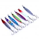 7pcs Micro Butterfly Fishing Lures Metal Jig Knife  Snapper jig Tackle 14g