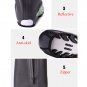 Waterproof Cycling Shoe Covers Protecter Bike Cycling Overshoes 11.8" Reflective