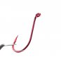 100PCS Octopus Fishing Hook Red High-carbon Steel Fishhook Saltwater Bass Hooks