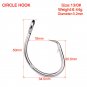 5pcs Tuna Circle Fishing Hook 11/0-16/0 Stainless Steel Big Game Saltwater Hook
