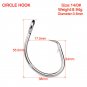 5pcs Tuna Circle Fishing Hook 11/0-16/0 Stainless Steel Big Game Saltwater Hook