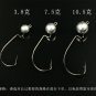 20pcs Mustad Offset Fishing Hooks Weighted Bass Soft Lures Bait Worm Pike Perch