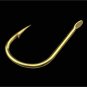 200pcs ISE High Carbon Steel Gold Fishing HooksTalon Salmon Single Fly Tying