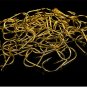 200pcs ISE High Carbon Steel Gold Fishing HooksTalon Salmon Single Fly Tying