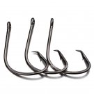 Pack of 100 Sport Circle Hooks High-carbon Steel Jigs Baitholder Fishing Hook