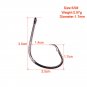 Pack of 100 Sport Circle Hooks High-carbon Steel Jigs Baitholder Fishing Hook