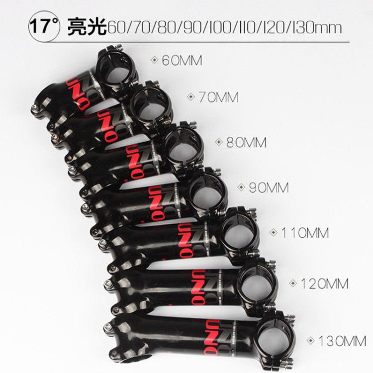 Aluminum 6061 Handlebar Stem MTB Road Bike Handlebar 70-130mm  &Acirc;&plusmn;17&Acirc;&deg; 31.8mm