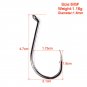 100pcs High Carbon Steel Jiging Hooks Octopus Jig Hook Oshaughnessy Fishing Hook