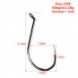 100pcs High Carbon Steel Jiging Hooks Octopus Jig Hook Oshaughnessy Fishing Hook