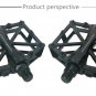 SCUDGOOD 1pair Aluminum Alloy Plat Pedal Dual Bearing Mountain Bicycle Pedals