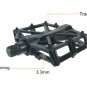 SCUDGOOD 1pair Aluminum Alloy Plat Pedal Dual Bearing Mountain Bicycle Pedals