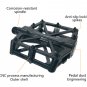 SCUDGOOD 1pair Aluminum Alloy Plat Pedal Dual Bearing Mountain Bicycle Pedals