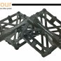 SCUDGOOD 1pair Aluminum Alloy Plat Pedal Dual Bearing Mountain Bicycle Pedals