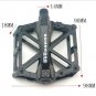 SCUDGOOD 1pair Aluminum Alloy Plat Pedal Dual Bearing Mountain Bicycle Pedals