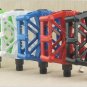SCUDGOOD 1pair Aluminum Alloy Plat Pedal Dual Bearing Mountain Bicycle Pedals