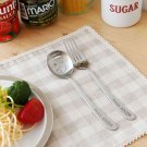 Wicker Rocking Pasta Spoon Fork Silver Spoons Small Cutlery Silverware Vintage