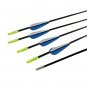 10pcs 6mm Fiberglass Arrow Hunting Bow Archery Target Practice Arrow Nocks