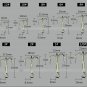 100 Pack Sharpen Treble Fishing Hooks High Carbon Steel Hook Silver Assorted