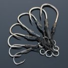 20pcs Super Strong Assorted Fishing Hooks Assit Jig Hook With PE Fishing Line