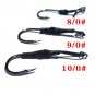 20pcs Super Strong Assorted Fishing Hooks Assit Jig Hook With PE Fishing Line