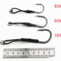 20pcs Super Strong Assorted Fishing Hooks Assit Jig Hook With PE Fishing Line
