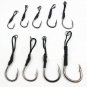 20pcs Super Strong Assorted Fishing Hooks Assit Jig Hook With PE Fishing Line
