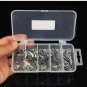 75pcs/ box Offset Assorted Sport Circle Hooks Hi-Carbon Steel Octopus Jig