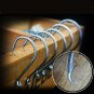 75pcs/ box Offset Assorted Sport Circle Hooks Hi-Carbon Steel Octopus Jig
