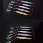 5pcs Glow Butterfly Jigs Knife Slow Jig Fishing Lures with Feather & Treble Hook