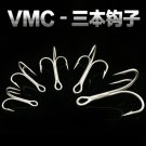 5/50pcs VMC Treble Hooks Spinner Blade Fishing Treble Hook High Carbon Steel