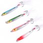 4Pack Micro Jigging Lures Slow Fall Jigs Inchiku Tuna Fishing Lure 12g w/ Hooks