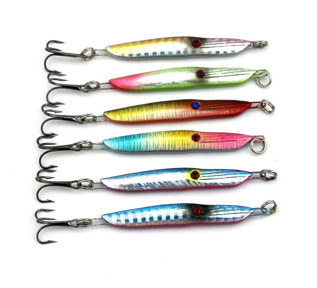 6PS Micro Jigs Butterfly Metal Jigs Fishing Lures Snapper Slow Lures