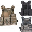 Military Tactical Vest SWAT Police Airsoft Molle Combat Assault Plate Carrier