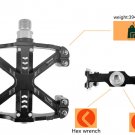 SCUDGOOD Road MTB Bike Bicycle sealed Bearings Pedals flat Platform Pedal 9/16"