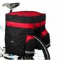 60L Cycling Bike Bicycle Rear Rack Seat Trunk Saddle Storage Pannier Pouch Bag