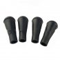 12/36/60pcs Rubber Black Blunts  Kids Toy Arrowheads Broadheads Points Safty
