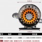 FBI Half Metal R/L Sea Ice Fishing Front Reel Rod Line Hand 7BB 2.6:1 Fly Wheel