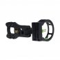 3 Pin Bow Sight - Fiber, Brass Pin, Aluminum Machined - Right and Left Handed