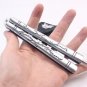 Stainless Steel Metal Trainer Comb Cool Practice Butterfly Balisong Style Knife