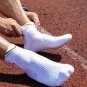 5 Pairs Men's Mediunm Crew Casual Sport Cotton Blend  Ankle Socks Soft Pure