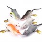 6pcs/Lot Soft Mice/Rat Lures Fishing Lures Bait Bass Bait Fishing Tackle 6 Color
