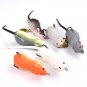 6pcs/Lot Soft Mice/Rat Lures Fishing Lures Bait Bass Bait Fishing Tackle 6 Color