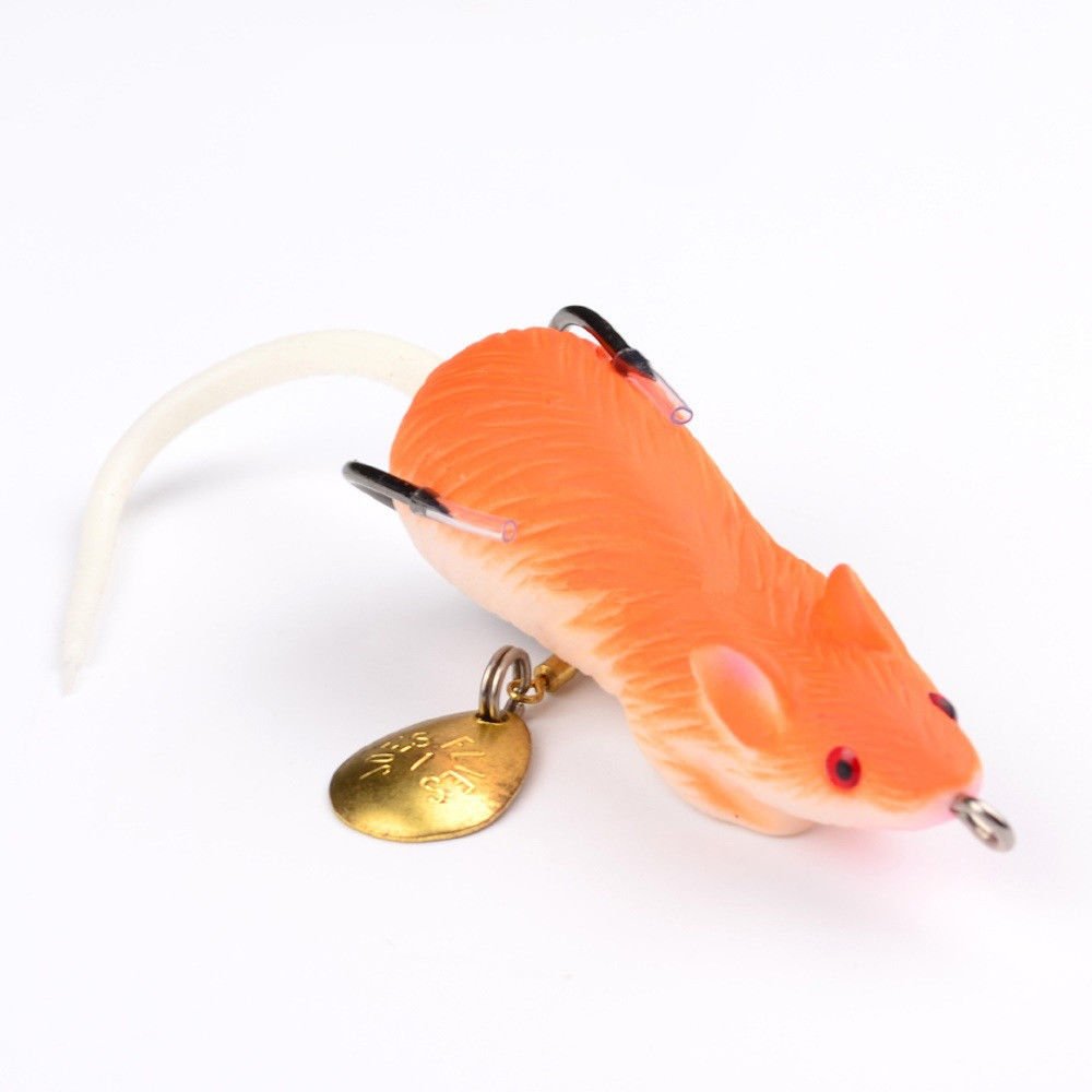6pcs/Lot Soft Mice/Rat Lures Fishing Lures Bait Bass Bait Fishing