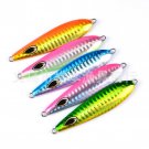 5pcs Micro Metal Jigs Knife Tuna Snapper King Fish Lures Slow Jigging Lures 35g