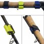 2Pair/4PCS Fishing Rod Belt Strap Rod Tie Suspenders Holder Fishing Tackle Boxe